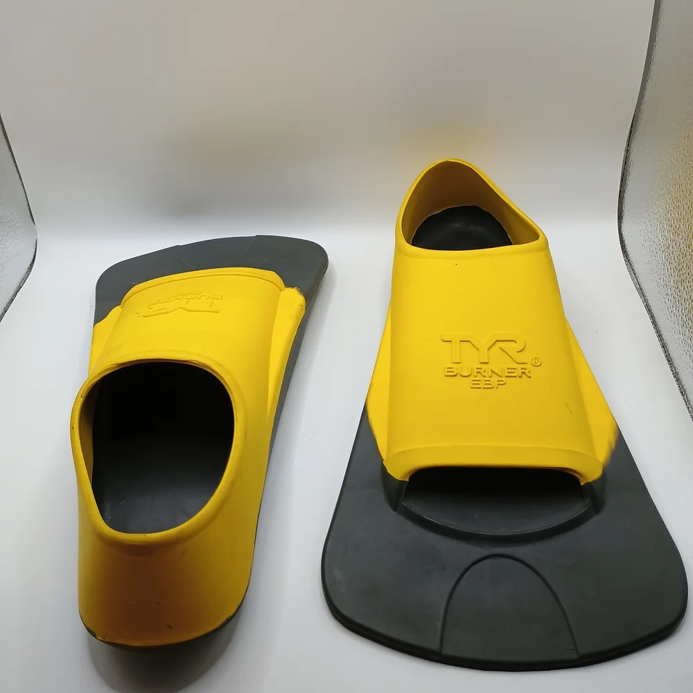 TYR Yellow and Black Swim Fins
